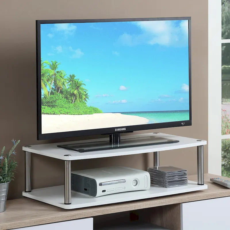 XL Double Tier 360° Swivel TV Riser for TVs up to 37 Inches