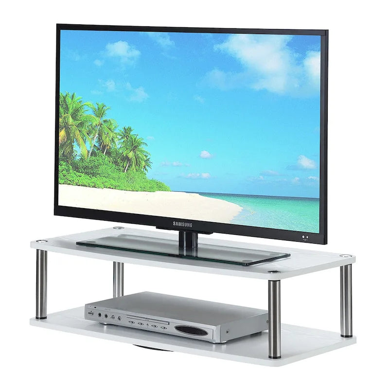 XL Double Tier 360° Swivel TV Riser for TVs up to 37 Inches