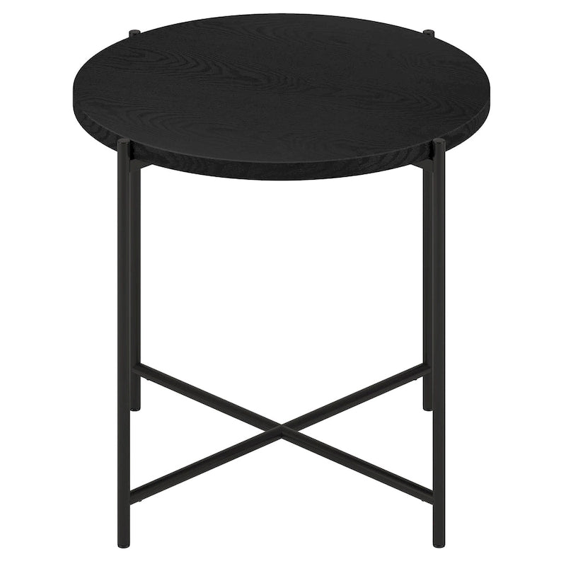 Round Side Table with MDF Top, 23.63" Wide