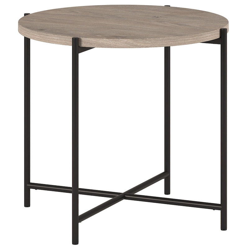 Round Side Table with MDF Top, 23.63" Wide