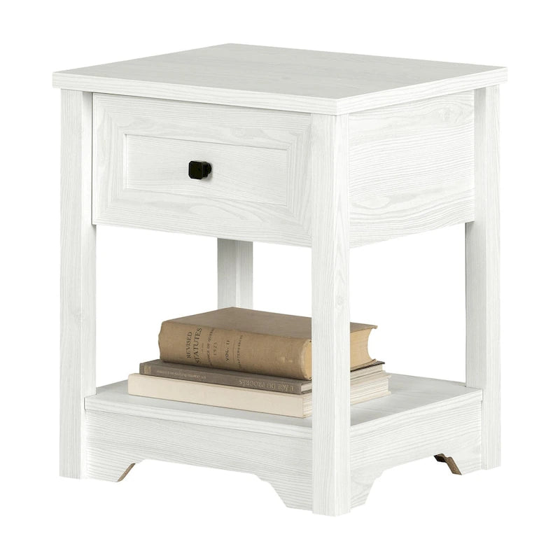End Table with Drawer and Bottom Shelf