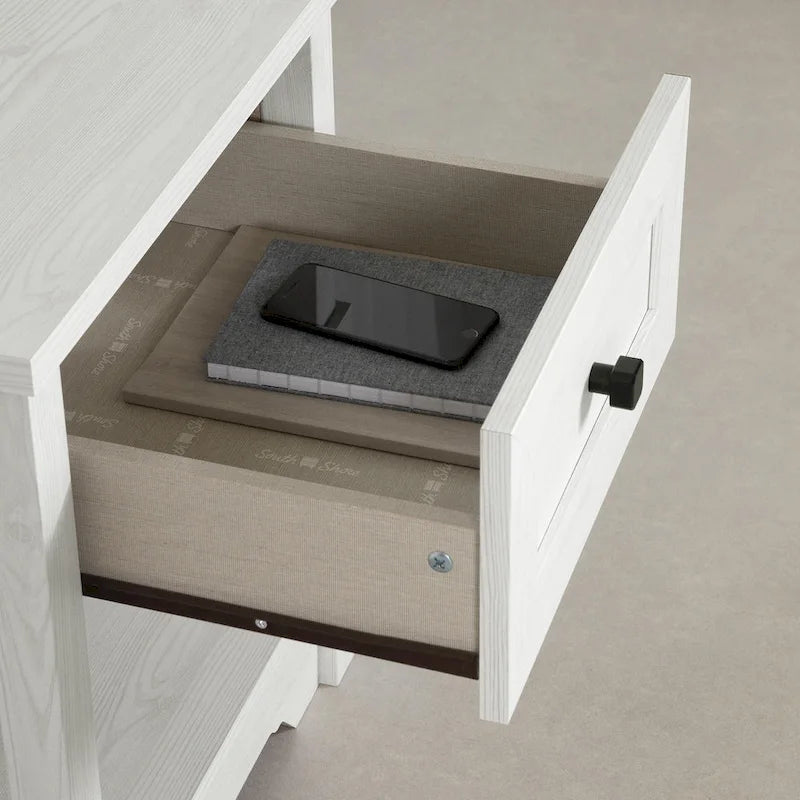 End Table with Drawer and Bottom Shelf
