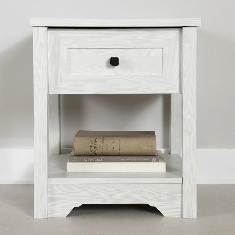 End Table with Drawer and Bottom Shelf