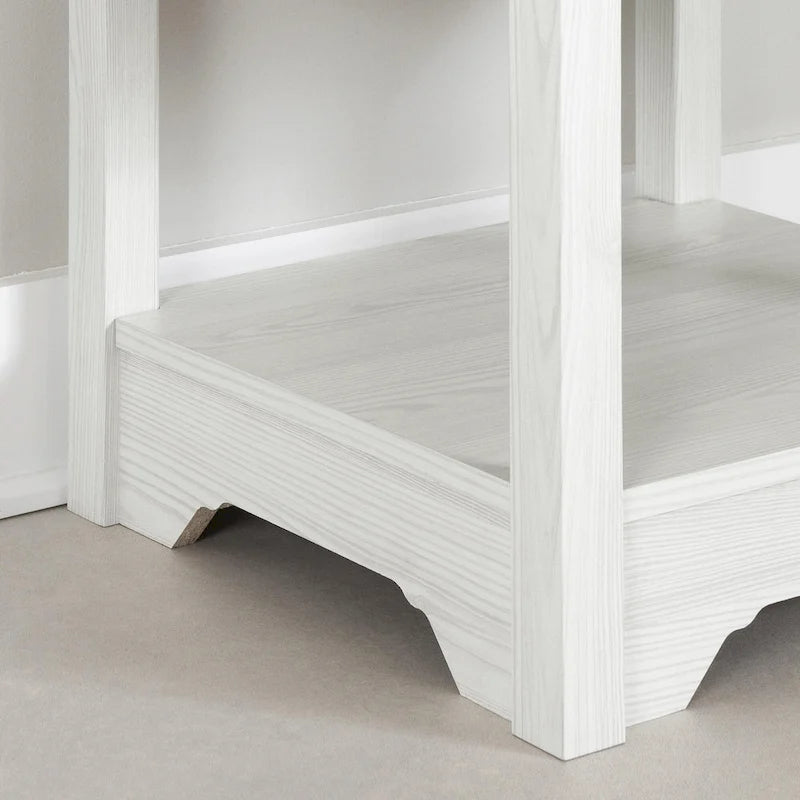 End Table with Drawer and Bottom Shelf