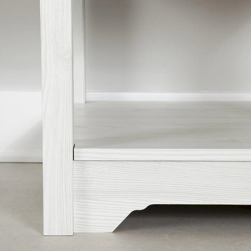 End Table with Drawer and Bottom Shelf