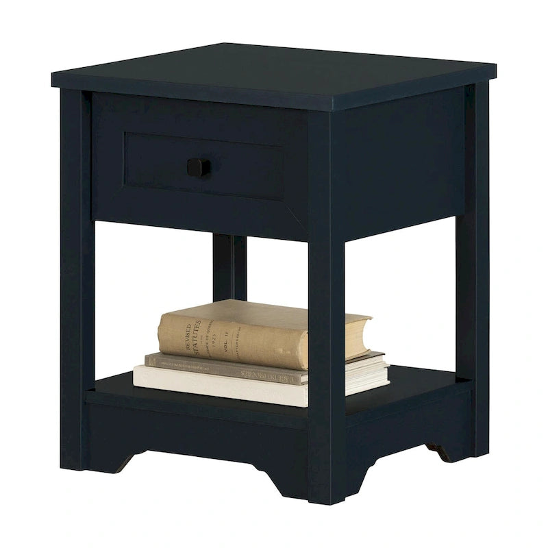 End Table with Drawer and Bottom Shelf