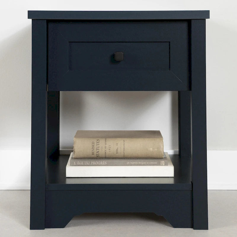 End Table with Drawer and Bottom Shelf