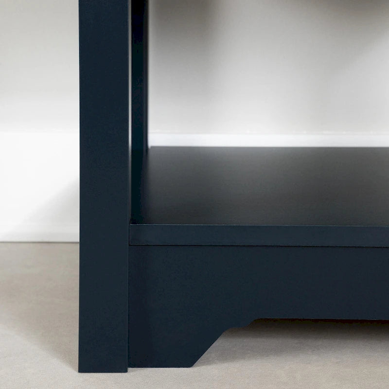 End Table with Drawer and Bottom Shelf