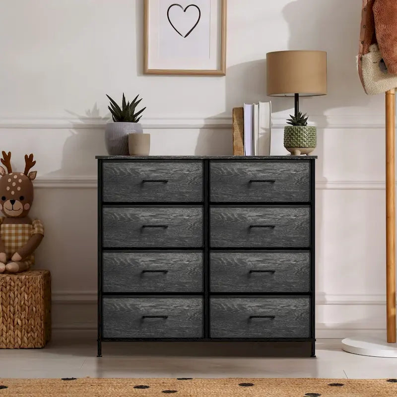 8-Drawer Fabric Dresser, Portable Chest of Drawers