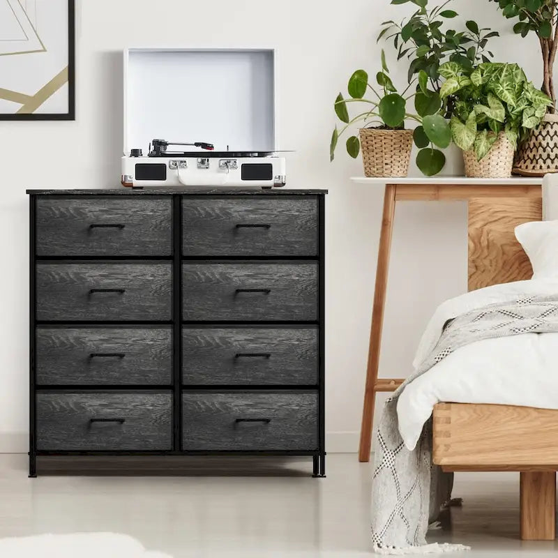 8-Drawer Fabric Dresser, Portable Chest of Drawers