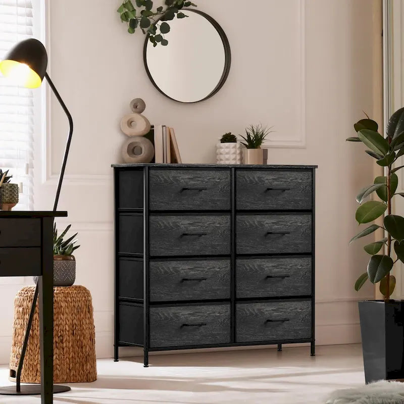8-Drawer Fabric Dresser, Portable Chest of Drawers