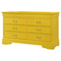 Bedroom Dresser with Real Wood Veneer and Dovetail Drawers