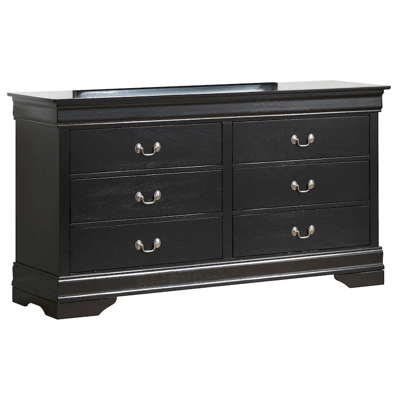 Bedroom Dresser with Real Wood Veneer and Dovetail Drawers