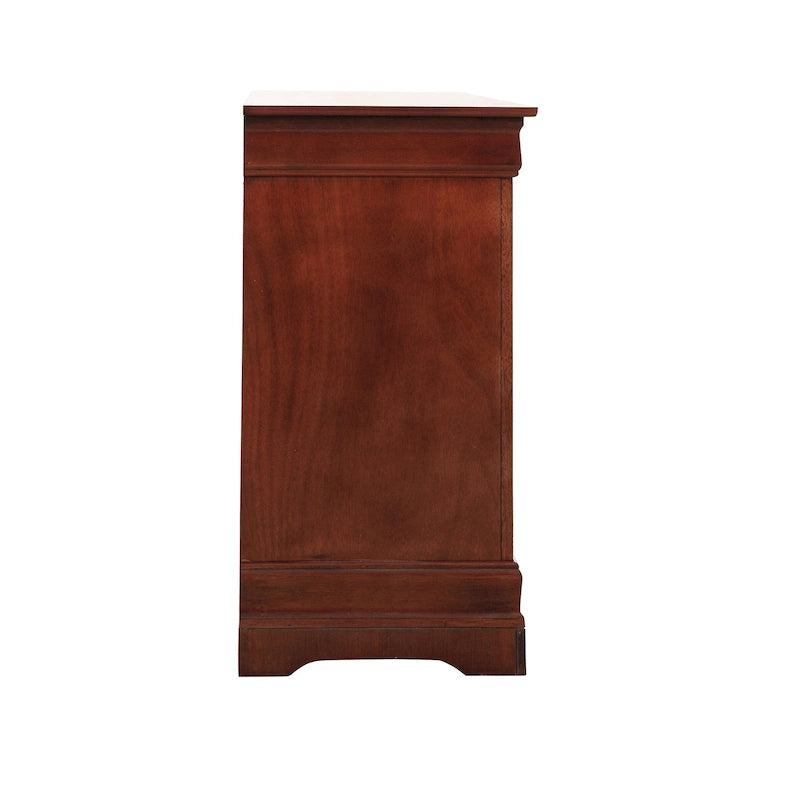 Bedroom Dresser with Real Wood Veneer and Dovetail Drawers