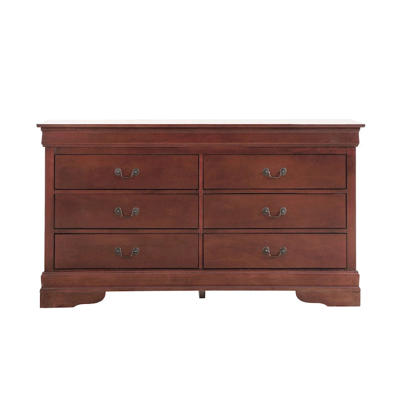 Bedroom Dresser with Real Wood Veneer and Dovetail Drawers