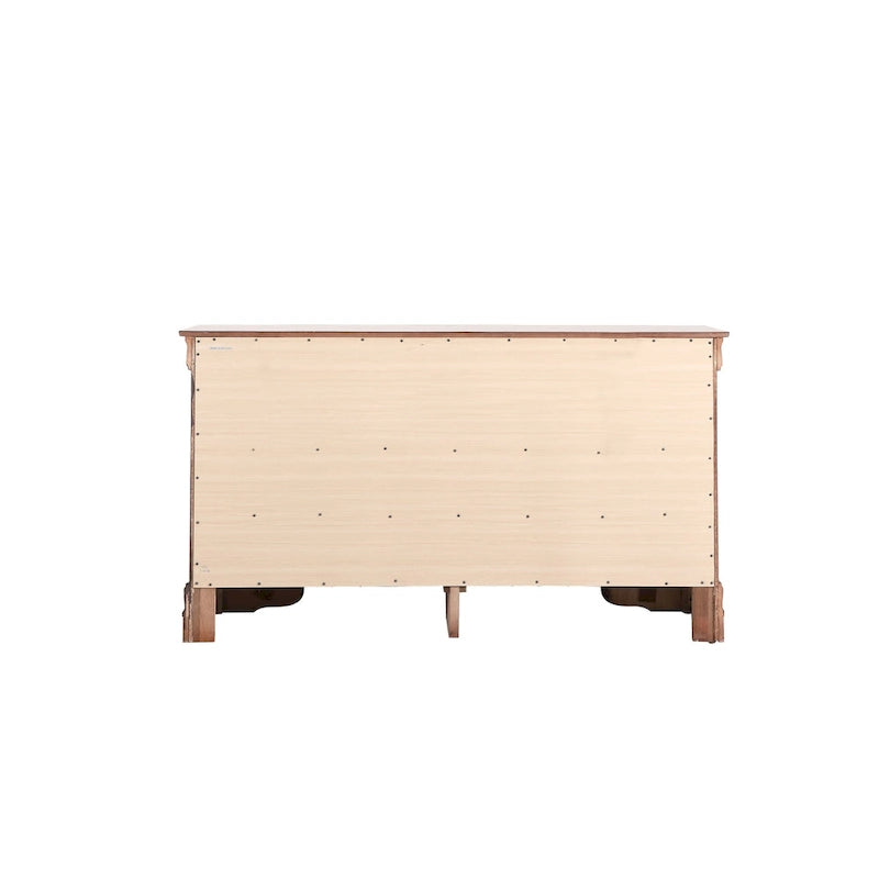 Bedroom Dresser with Real Wood Veneer and Dovetail Drawers