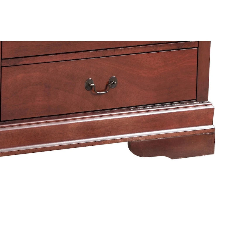 Bedroom Dresser with Real Wood Veneer and Dovetail Drawers