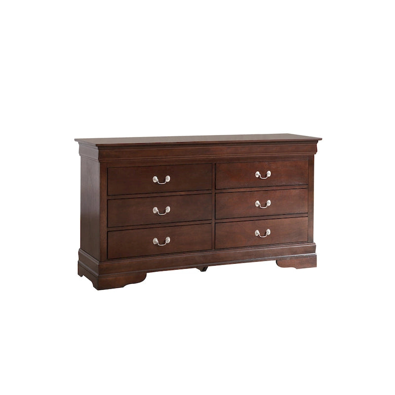 Bedroom Dresser with Real Wood Veneer and Dovetail Drawers