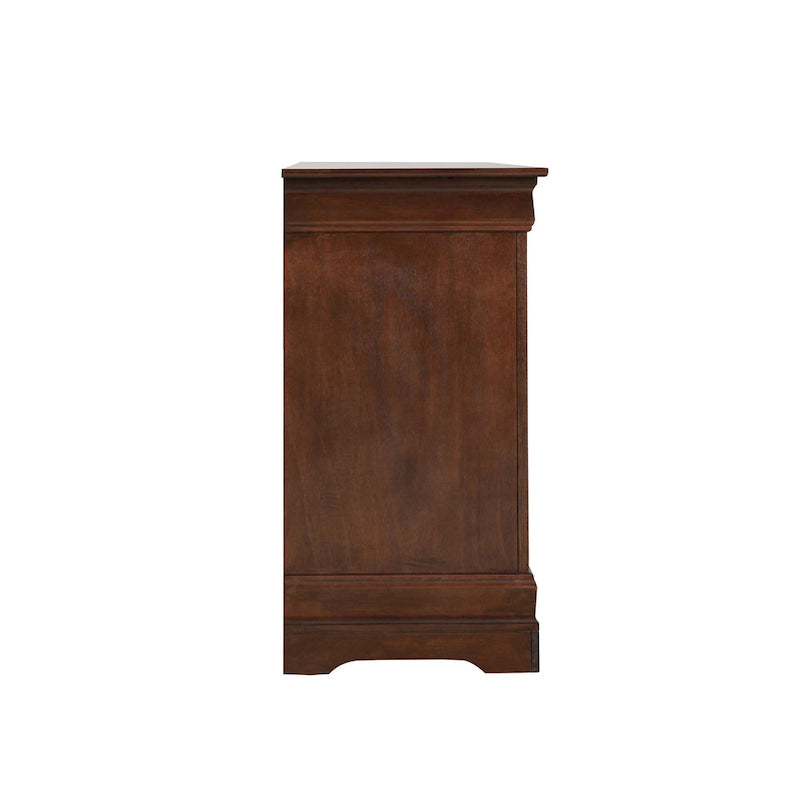 Bedroom Dresser with Real Wood Veneer and Dovetail Drawers
