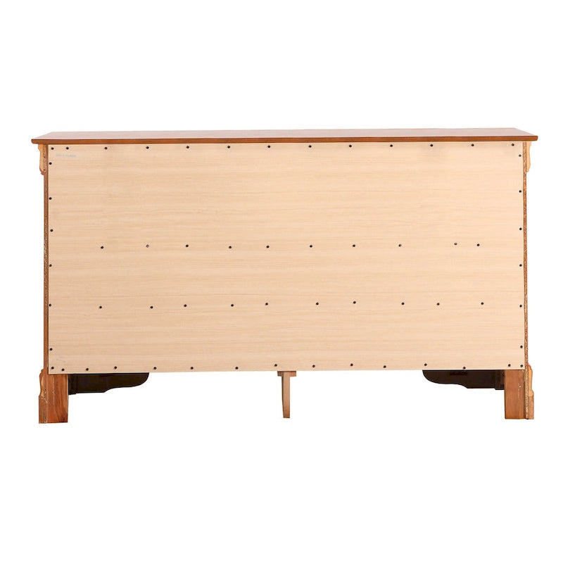 Bedroom Dresser with Real Wood Veneer and Dovetail Drawers