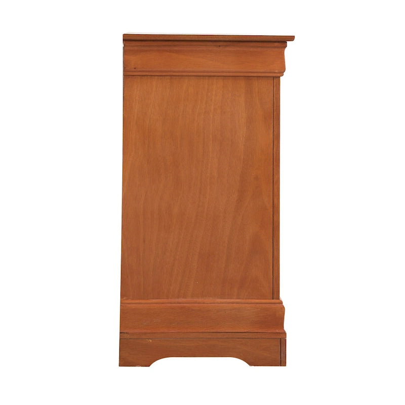 Bedroom Dresser with Real Wood Veneer and Dovetail Drawers