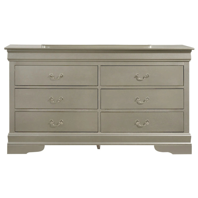 Bedroom Dresser with Real Wood Veneer and Dovetail Drawers