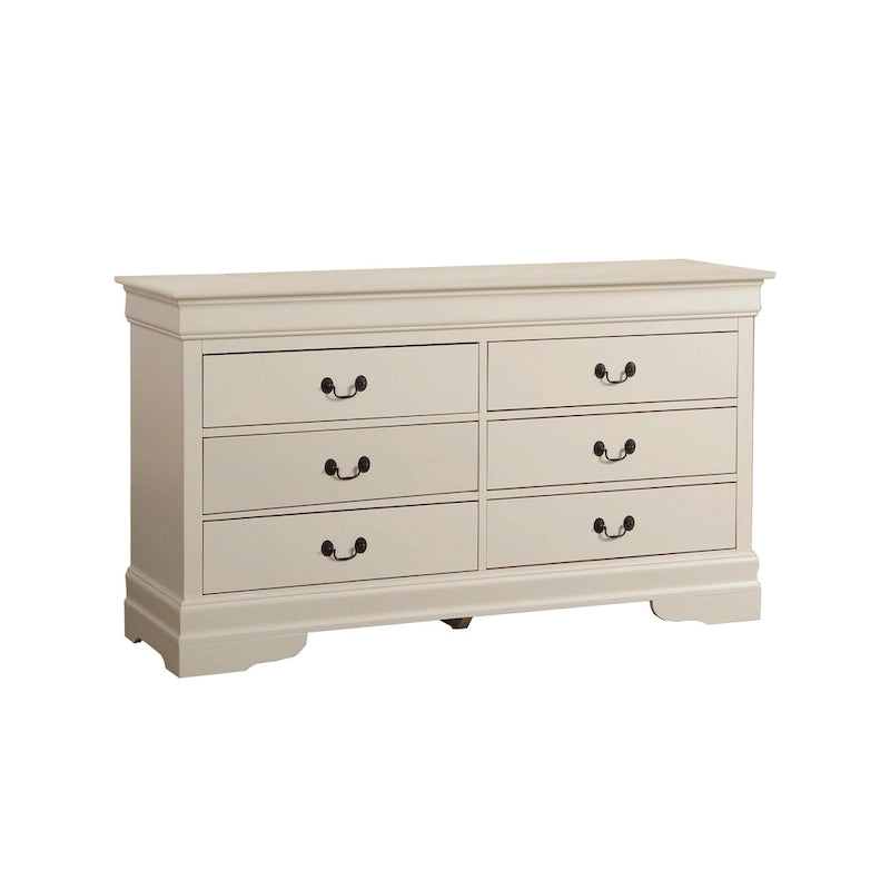 Bedroom Dresser with Real Wood Veneer and Dovetail Drawers