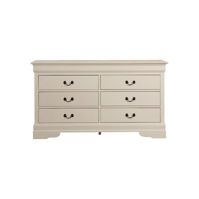 Bedroom Dresser with Real Wood Veneer and Dovetail Drawers