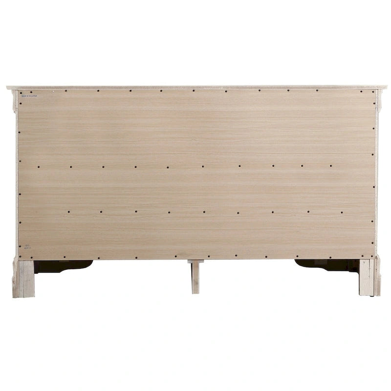 Bedroom Dresser with Real Wood Veneer and Dovetail Drawers