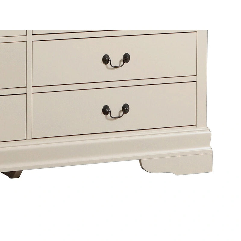 Bedroom Dresser with Real Wood Veneer and Dovetail Drawers