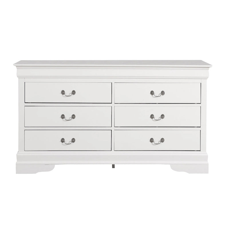 Bedroom Dresser with Real Wood Veneer and Dovetail Drawers