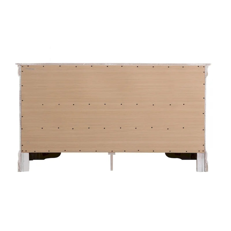 Bedroom Dresser with Real Wood Veneer and Dovetail Drawers