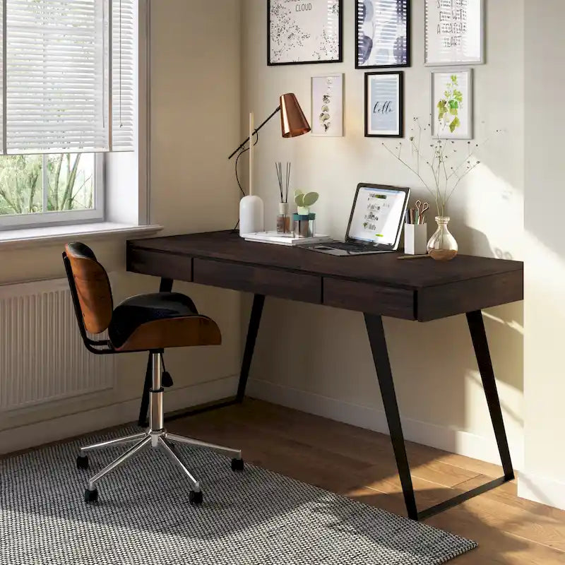 Modern Industrial 54 Inch Wide Desk