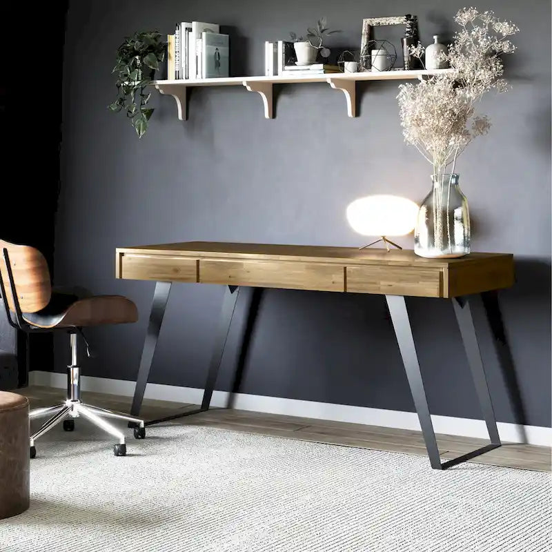 Modern Industrial 54 Inch Wide Desk