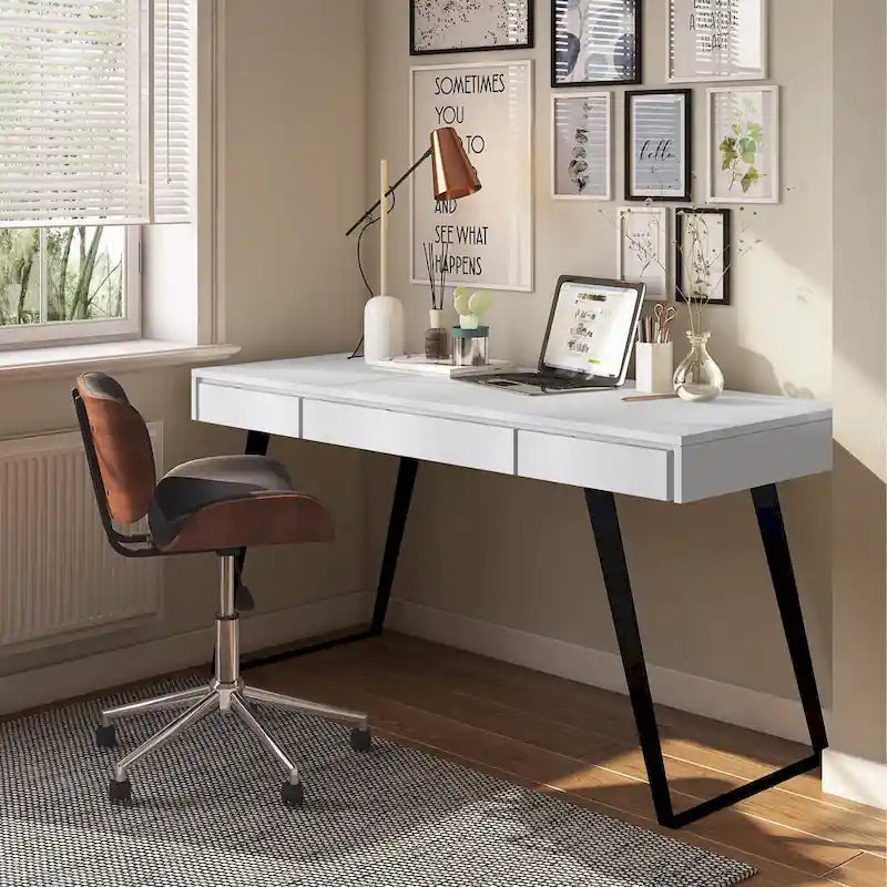 Modern Industrial 54 Inch Wide Desk