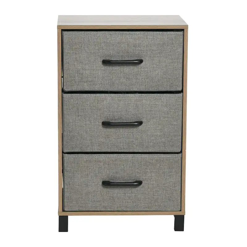 3-Drawer Dresser Nightstand Chest of Drawers