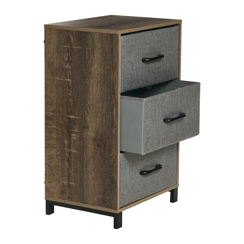 3-Drawer Dresser Nightstand Chest of Drawers