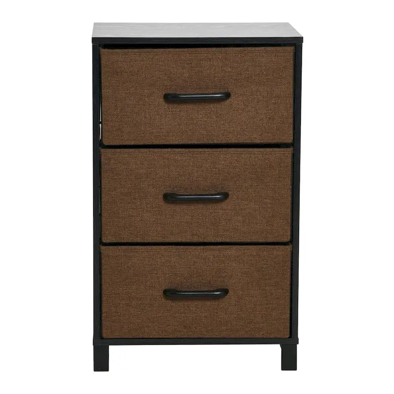 3-Drawer Dresser Nightstand Chest of Drawers
