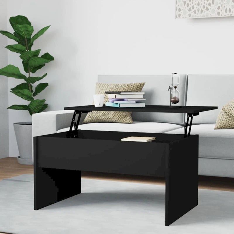 Lift-Top Coffee Table with Hidden Storage, 31.5" x 19.9" x 16.3"