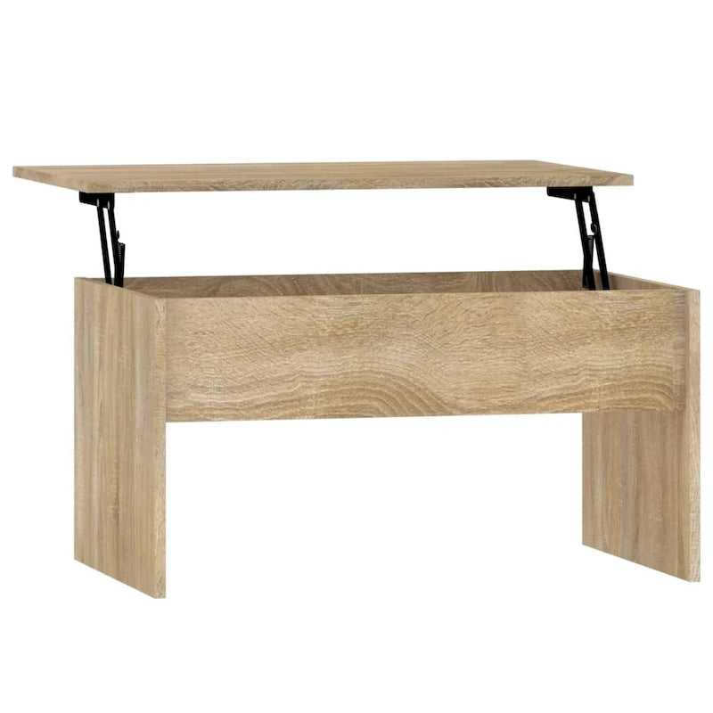 Lift-Top Coffee Table with Hidden Storage, 31.5" x 19.9" x 16.3"