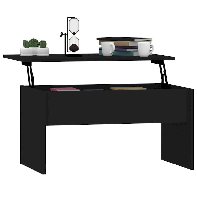 Lift-Top Coffee Table with Hidden Storage, 31.5" x 19.9" x 16.3"