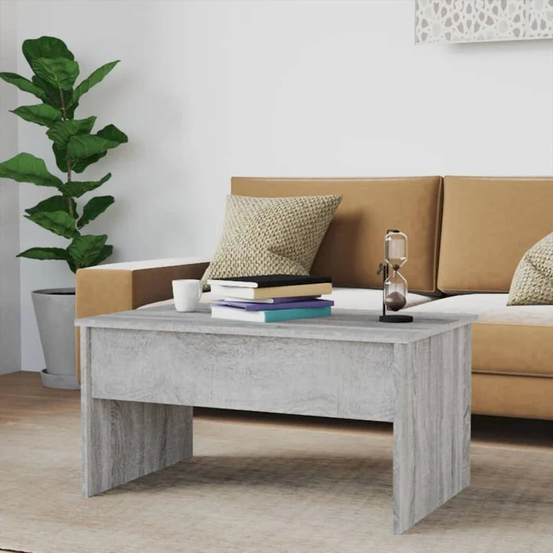 Lift-Top Coffee Table with Hidden Storage, 31.5" x 19.9" x 16.3"