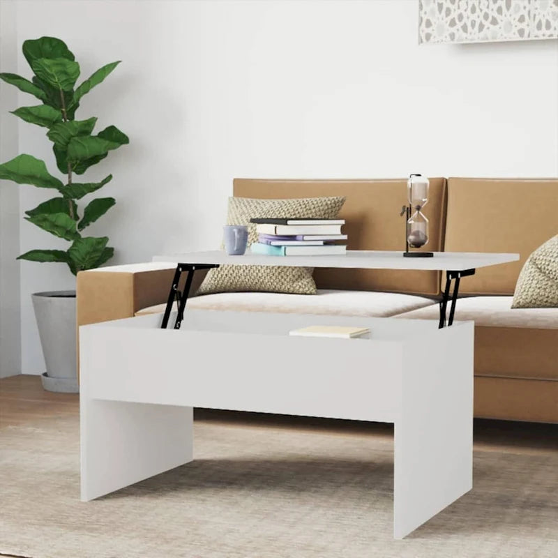 Lift-Top Coffee Table with Hidden Storage, 31.5" x 19.9" x 16.3"