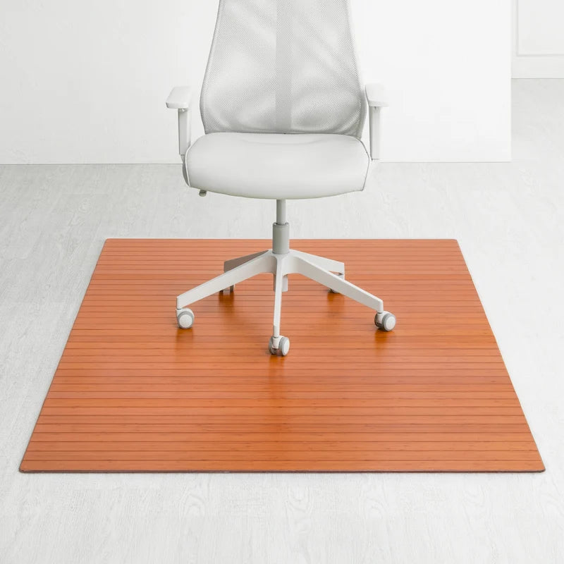 Bamboo Rectangular Chair Mat, 72" x 48"