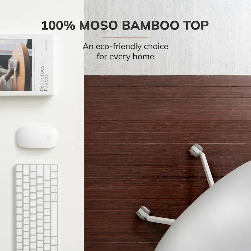 Bamboo Rectangular Chair Mat, 72" x 48"