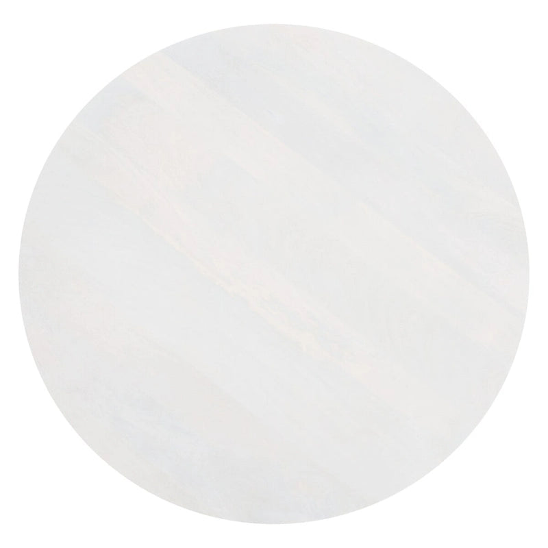 Round Solid Wood Coffee Table, 35"W x 35"D x 16"H