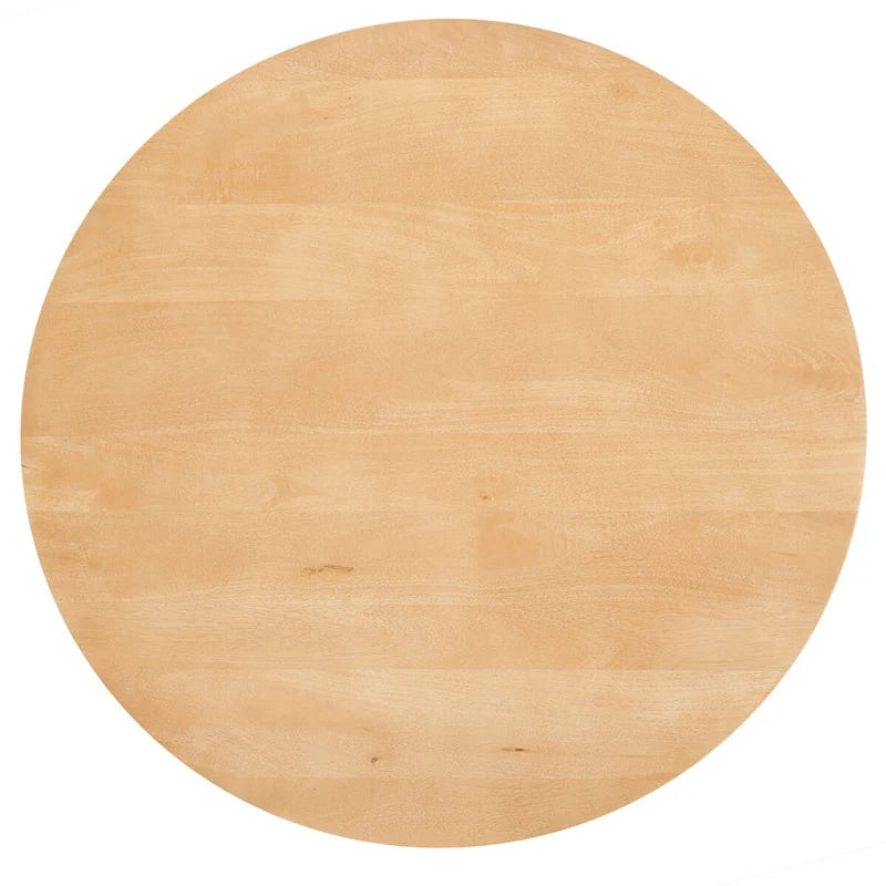 Round Solid Wood Coffee Table, 35"W x 35"D x 16"H
