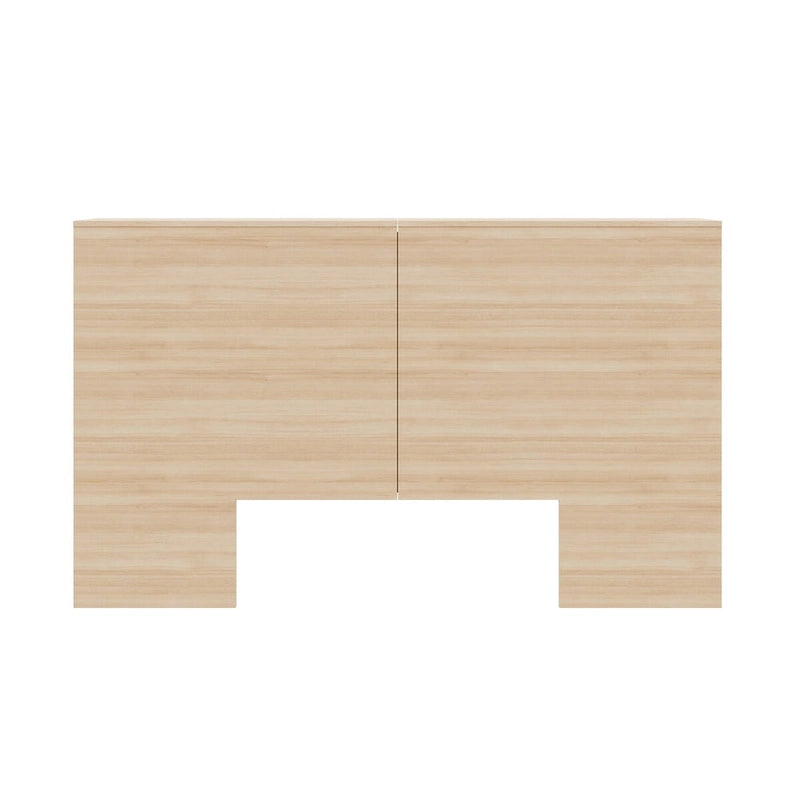 Modern Storage Headboard with Side Shelves