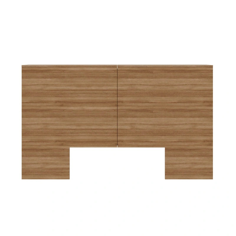 Modern Storage Headboard with Side Shelves