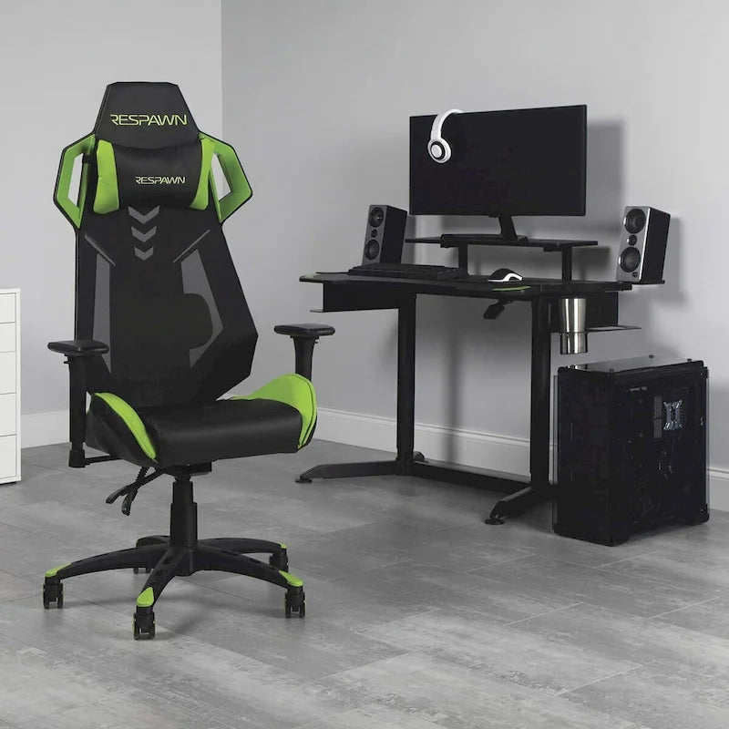 Racing Style Adjustable Gaming Chair, Leather